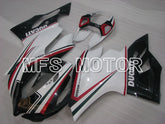 Ducati 1199 2011-2014 Injection ABS Fairing - Factory Style - Black White - MFS4105